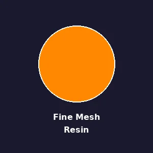 Fine Mesh Resin